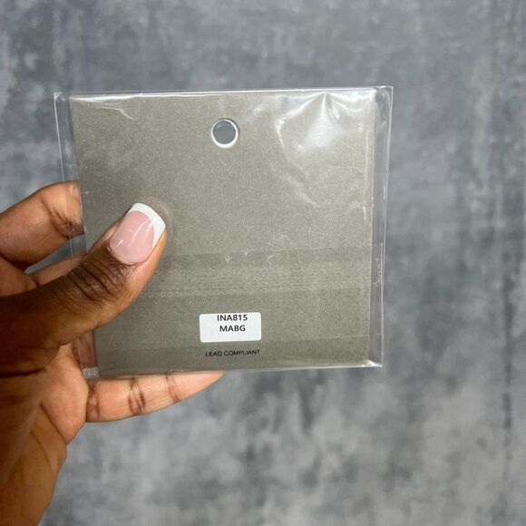 “MAMA” Brass Pendant Necklace, Gold, 16” + 3” Ext - Picture 5 of 6